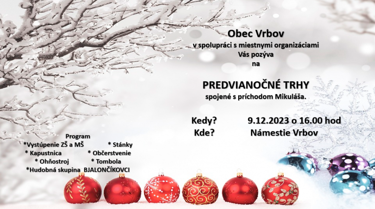 Predvianočné trhy 